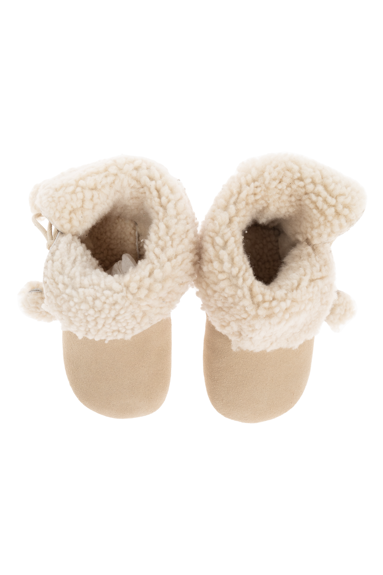 Baby Bijou leather flats in gold - Bonpoint | Mytheresa